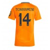 Real Madrid Aurelien Tchouameni #14 Bortatröja Dam 2024-25 Korta ärmar